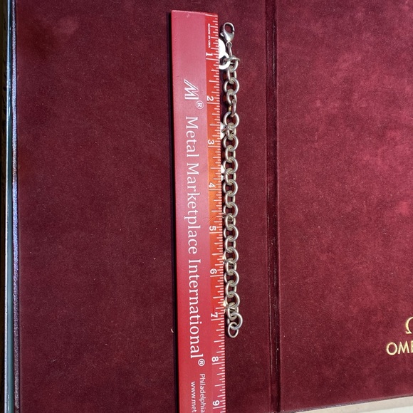 Authentic 925 Tiffany & Co. return to Tiffany charm bracelet 5 charms K P A L - Picture 12 of 12